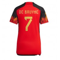 Echipament fotbal Belgia Kevin De Bruyne #7 Tricou Acasa Mondial 2022 pentru femei maneca scurta